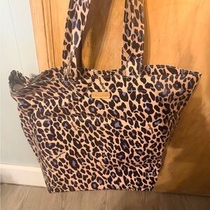 Consuela Leopard Print Tote Bag